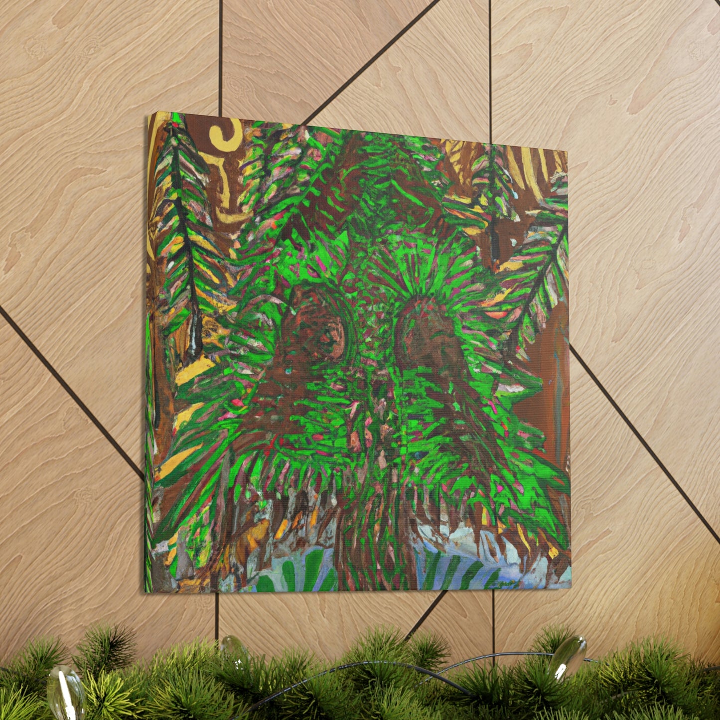 "Spruce Tree Reflection" - Canvas