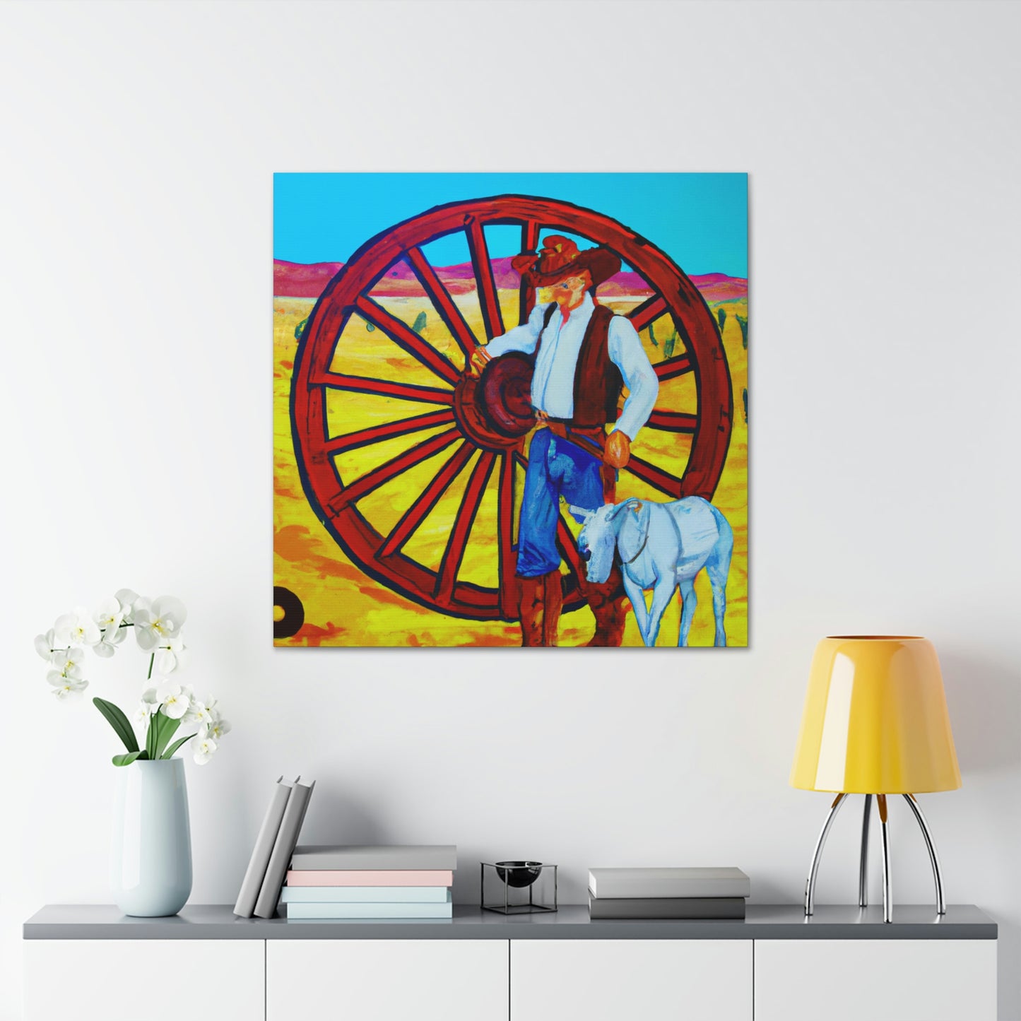 "Wheel of Passage Time" - Canvas