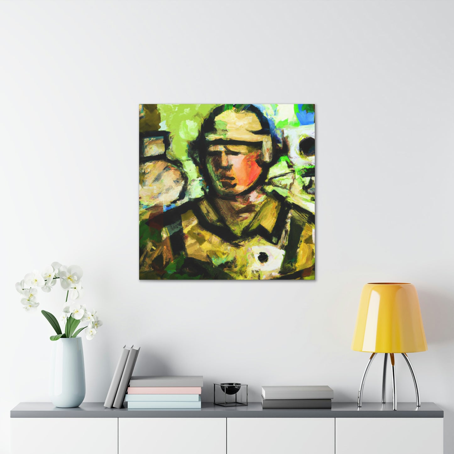 Engineer with Fauvism - Canvas