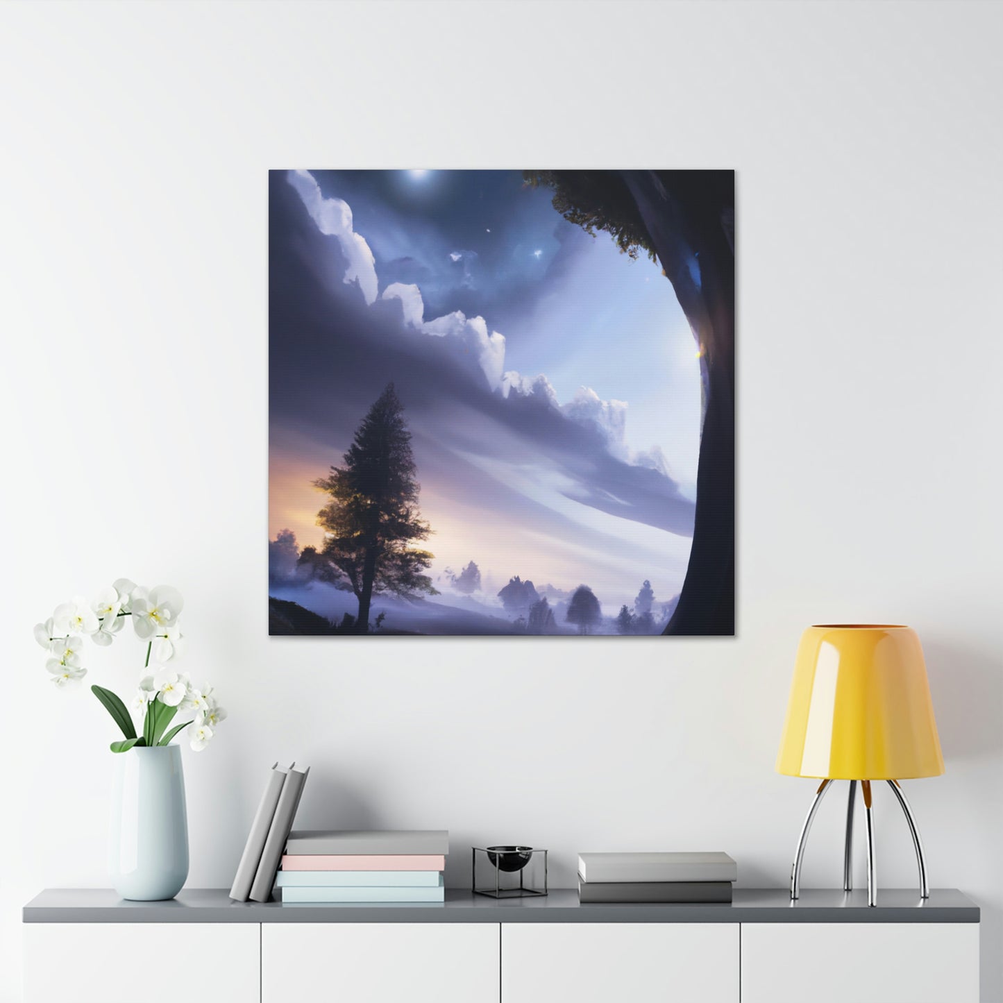 Layered Tranquil Dreamscapes - Canvas