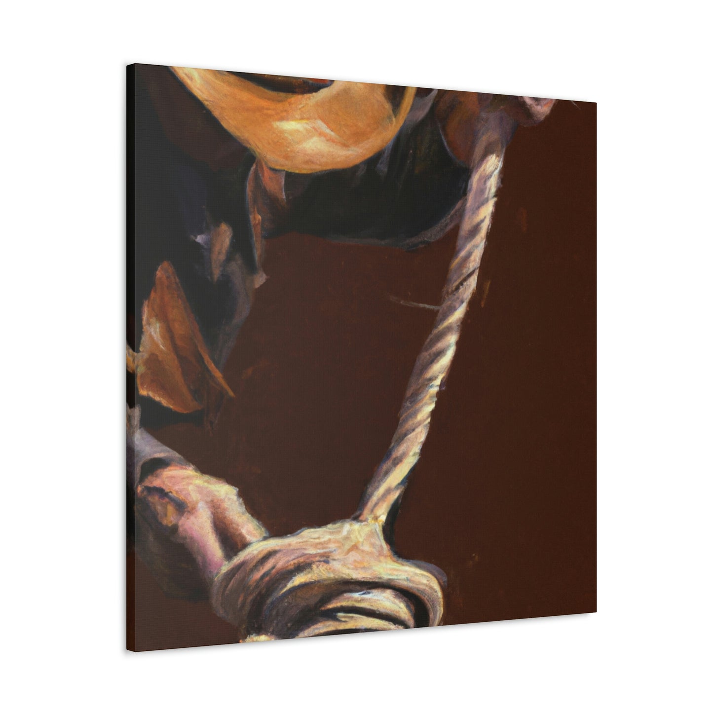 "Rope a Cowboy Dream" - Canvas