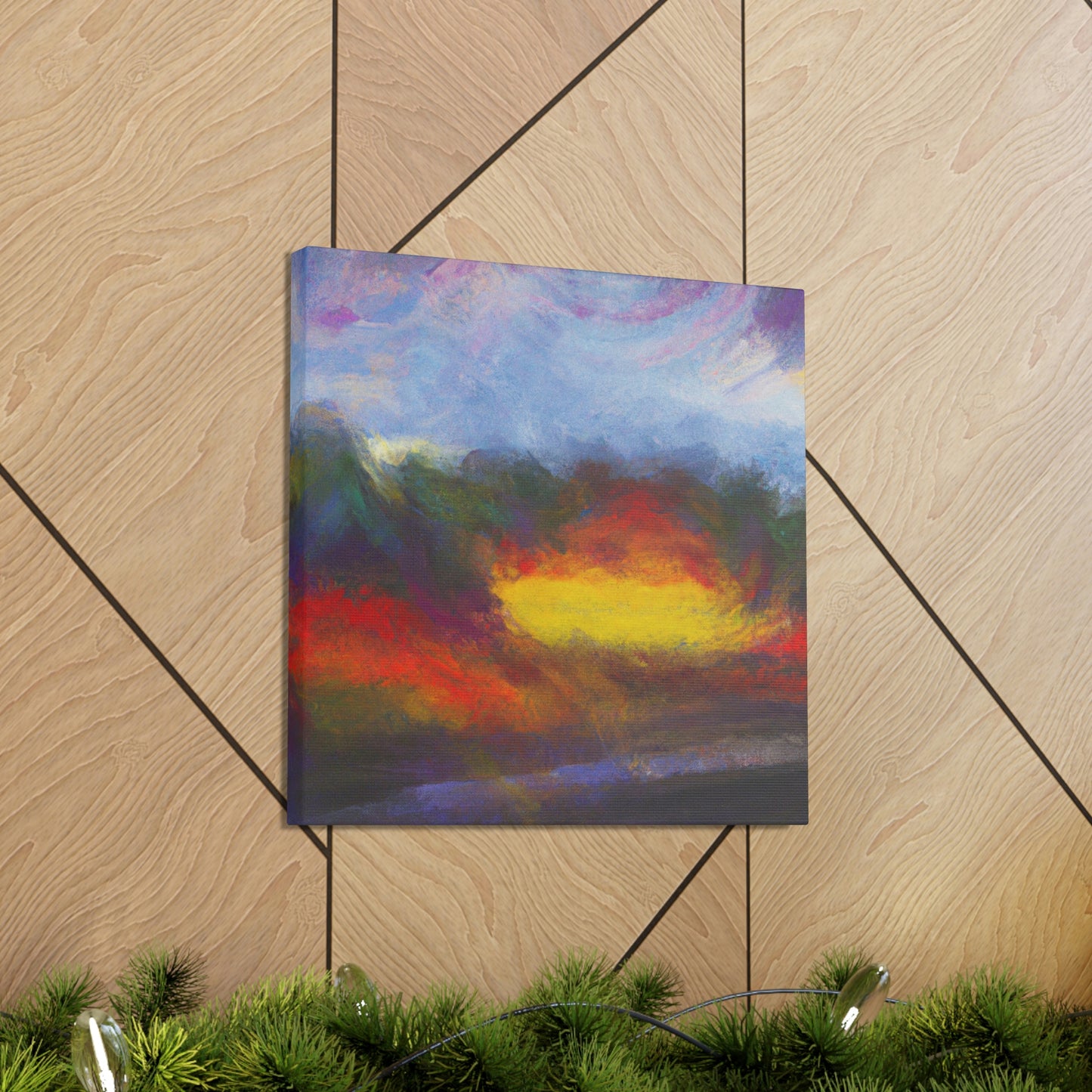 Dawn of Floral Beauty - Canvas