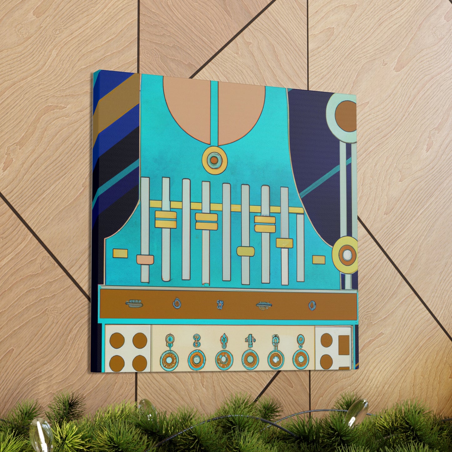 "Deco Orchestra Harmonized" - Canvas