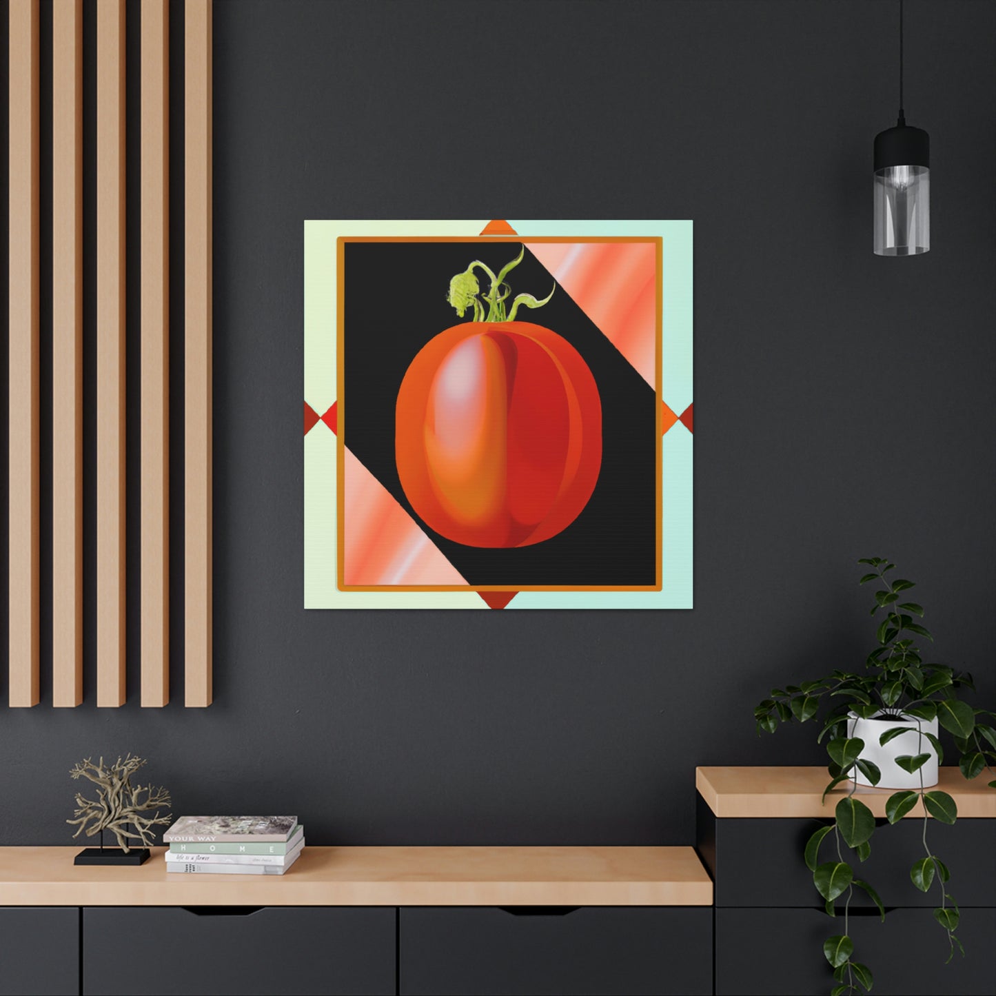 "Tomato Stardust Bouquet" - Canvas