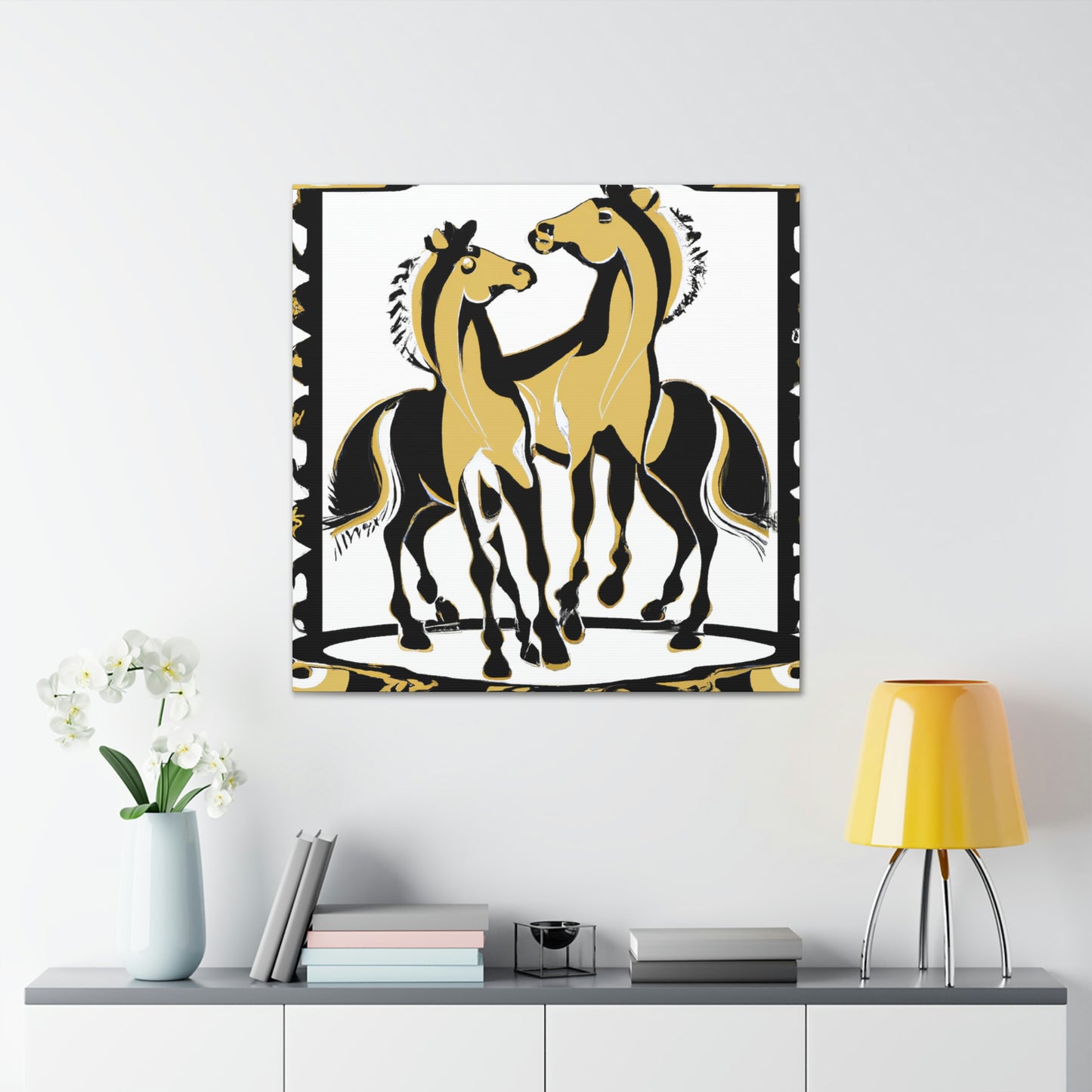 "Horses of the Jazz Age" - Canvas