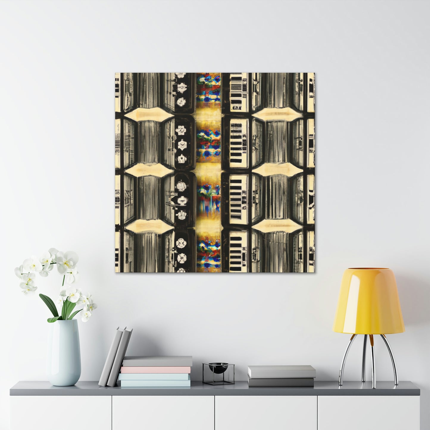 Accordion Retro Revival - Canvas