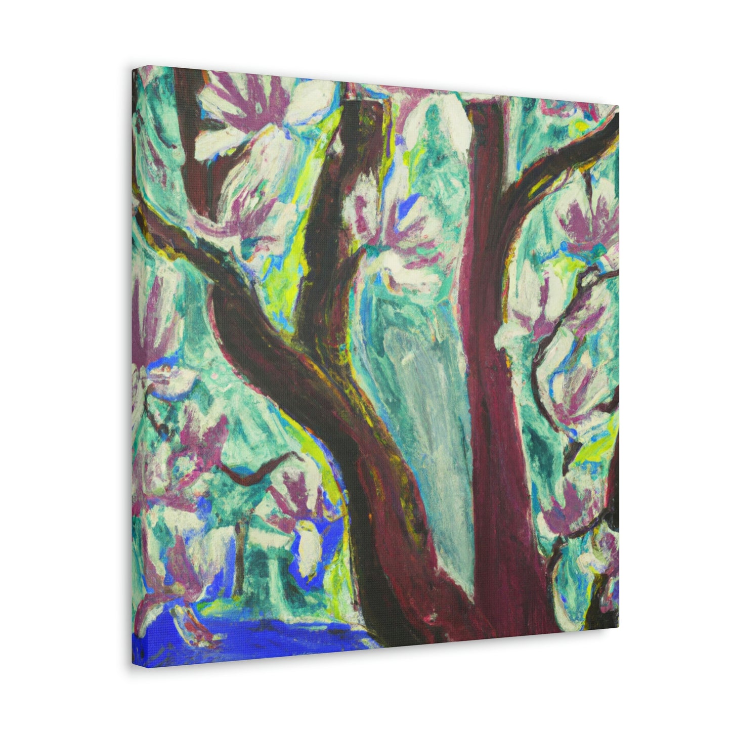 "Magnolia Through Expressionism" - Canvas