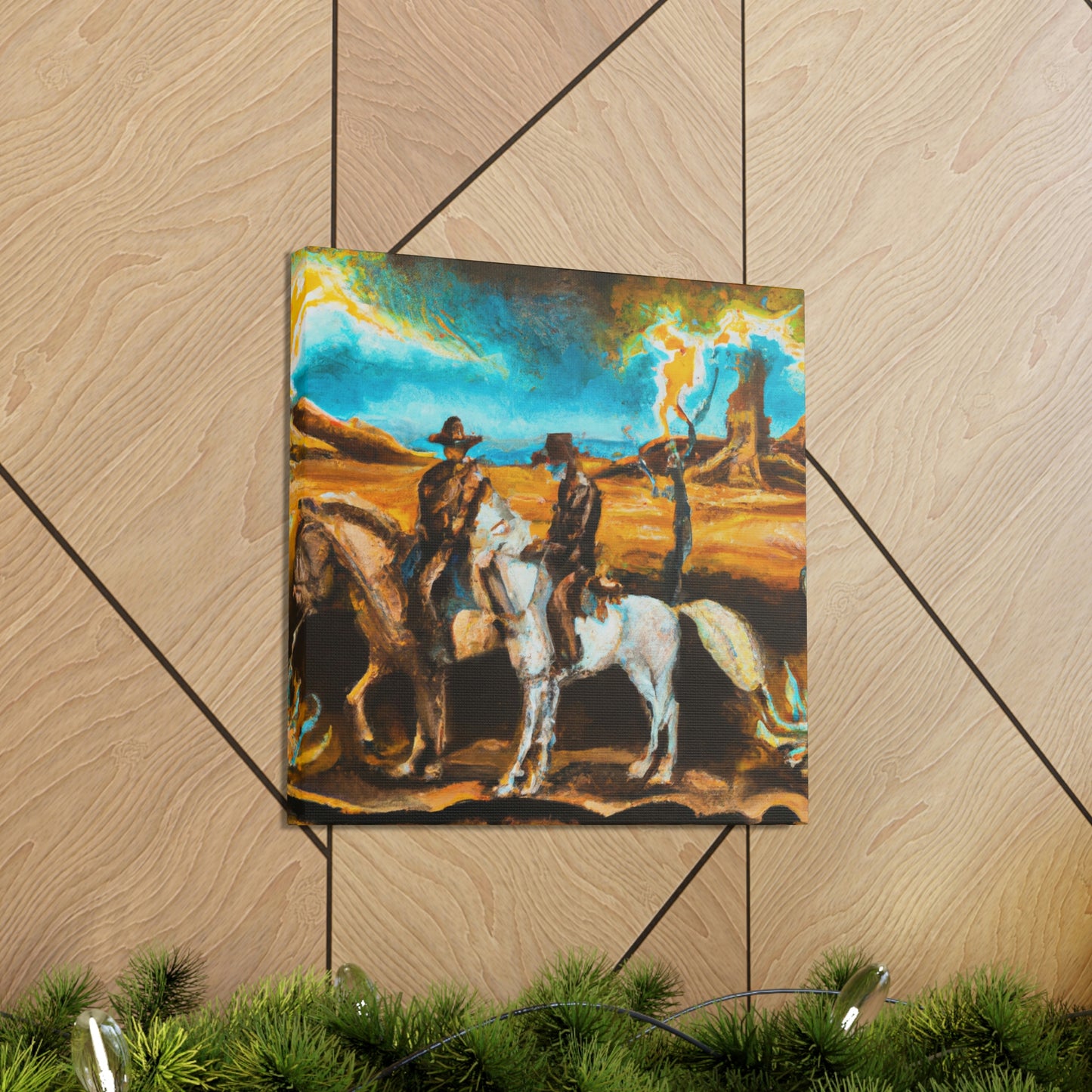 "Delightful Western Landscape" - Canvas