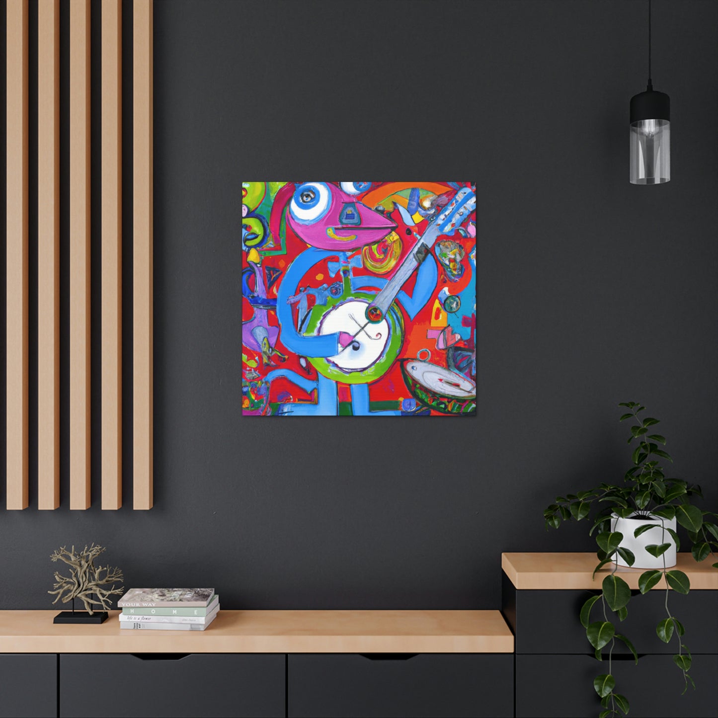 "Banjo of Abstractions" - Canvas