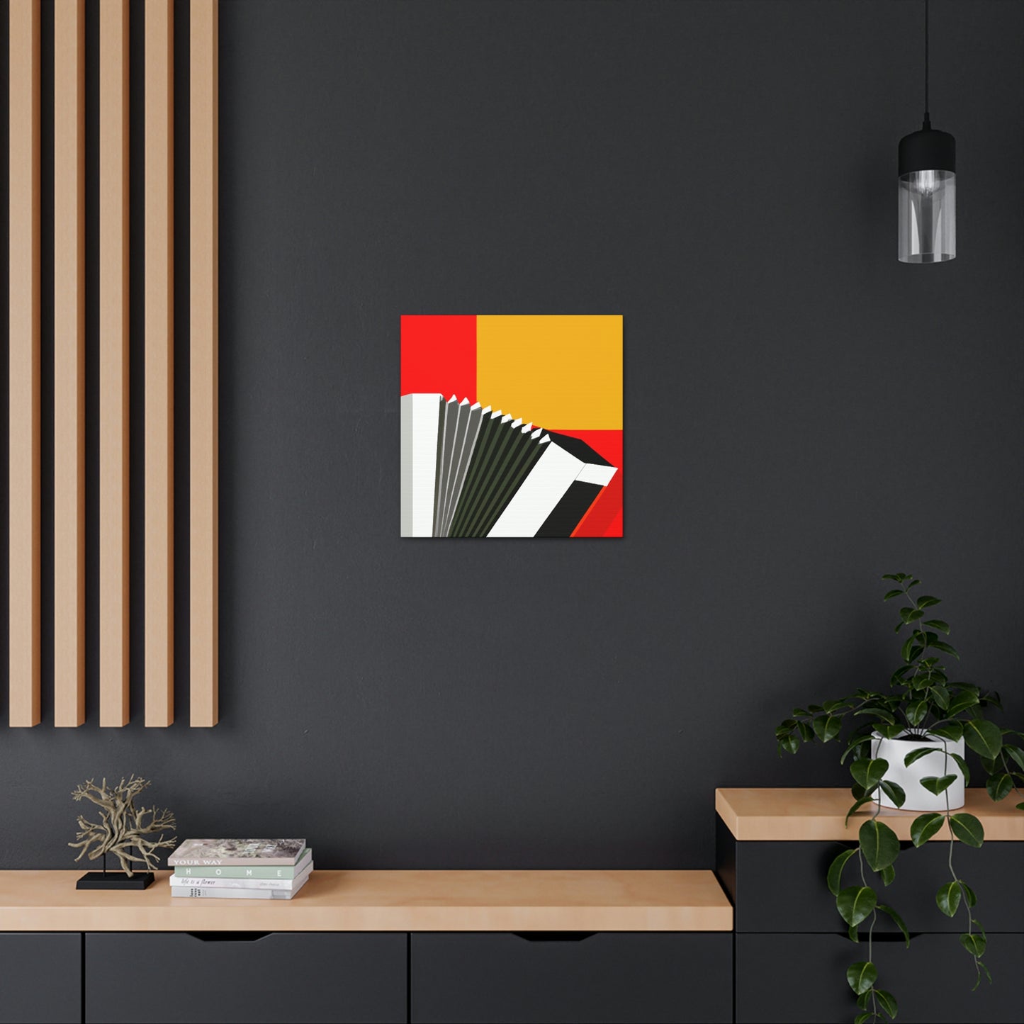 "Accordion Minimalism" - Canvas