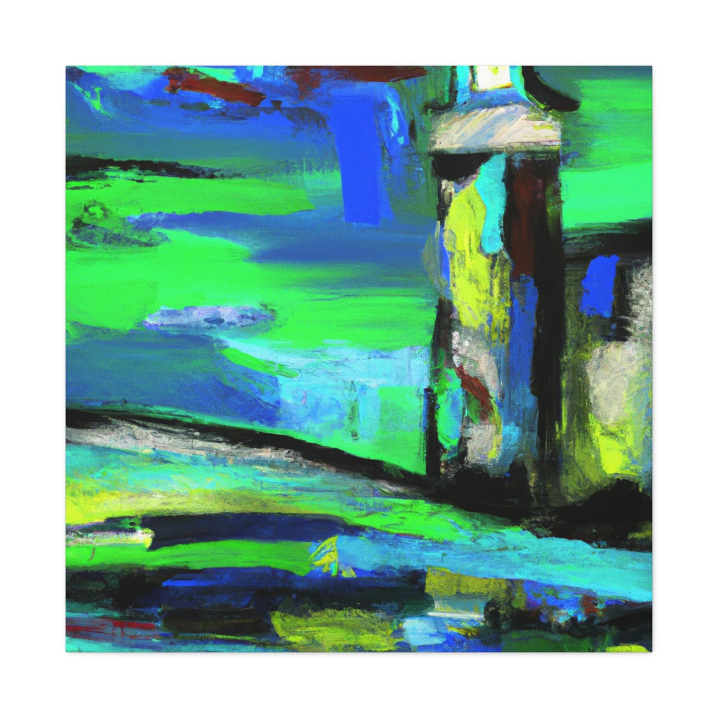 Lighthouse of Expressionism - Canvas