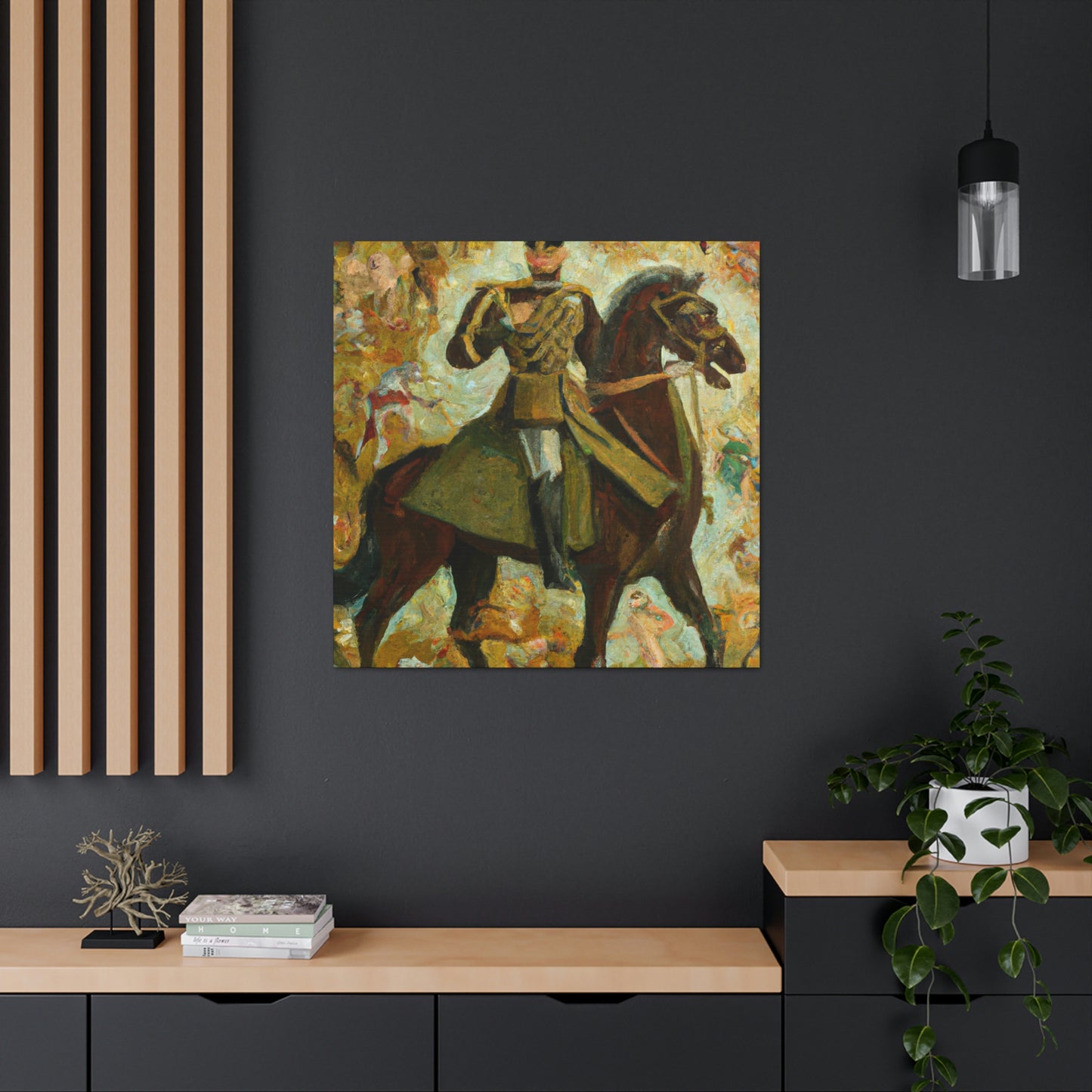 "The Cavalry Charge" - Canvas