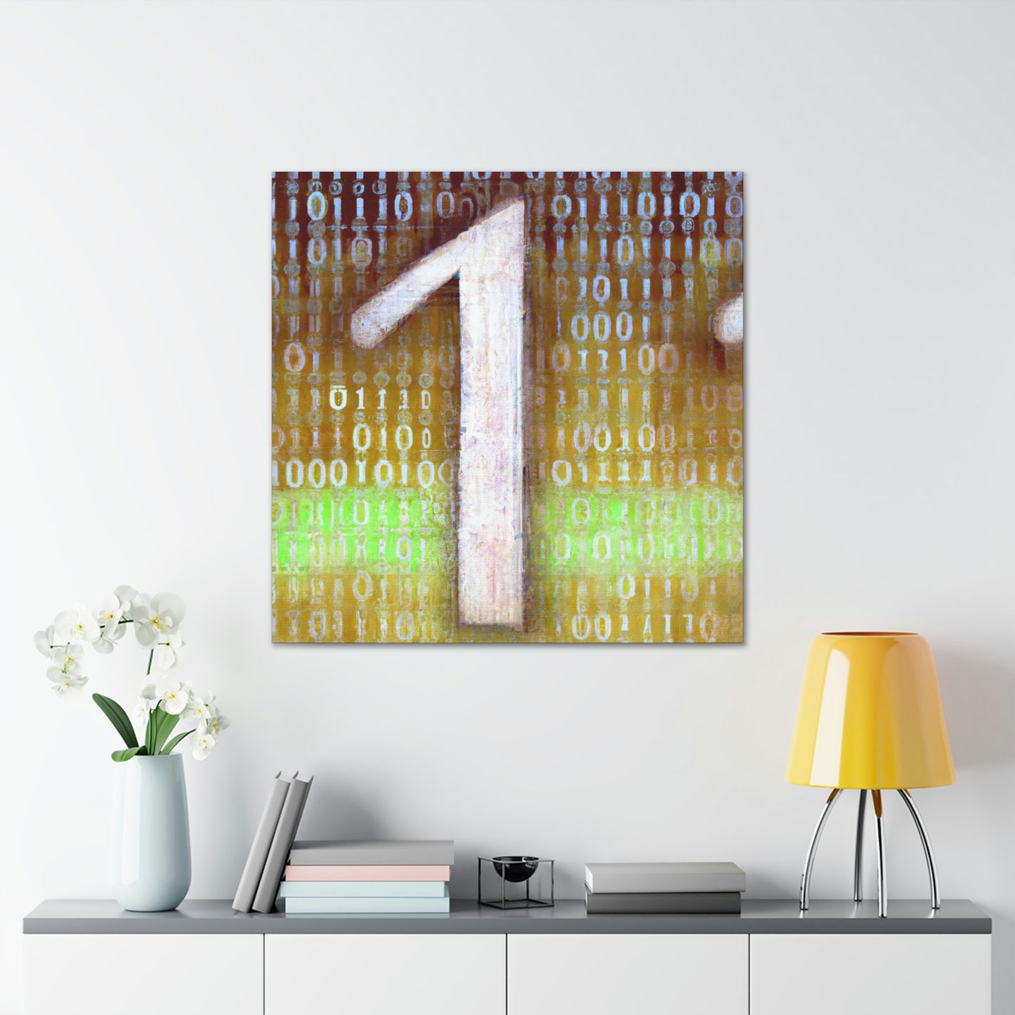 "Coding in Art Nouveau" - Canvas