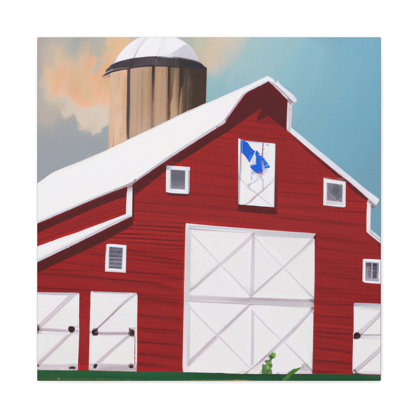 "Barn of Shining Gold" - Canvas