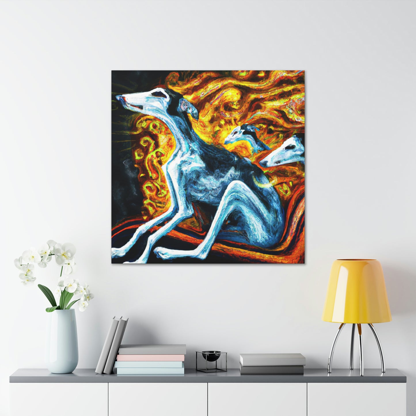 Greyhound of Mirages - Canvas