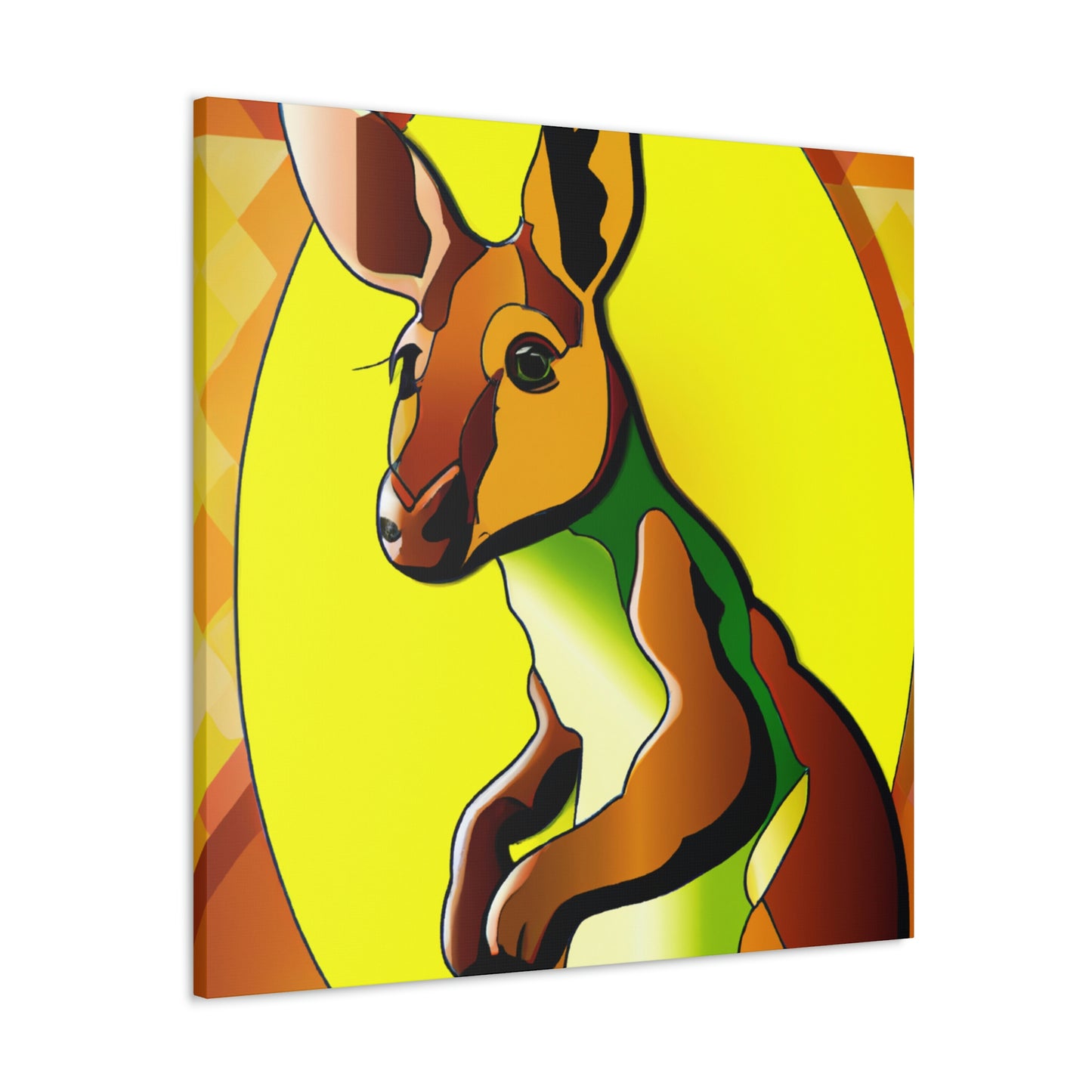 "Wallaby Amidst Glitter" - Canvas