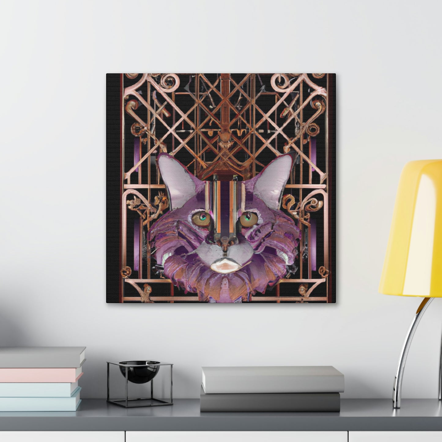 Gleaming Maine Coon - Canvas