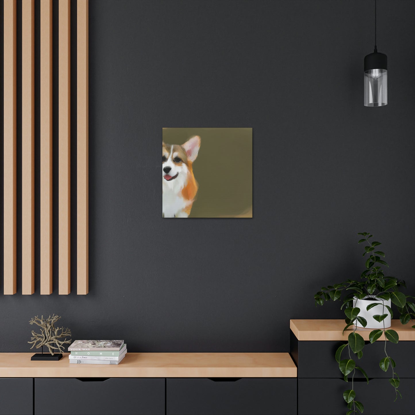 "Companionship of Corgis" - Canvas