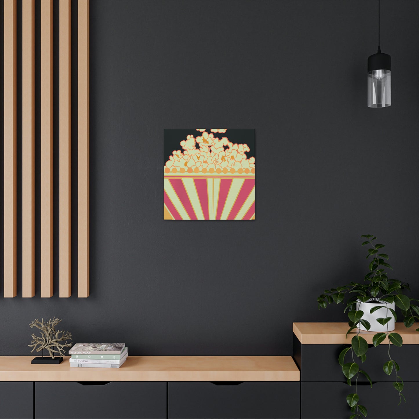 "Popcorn Palace in Flames" - Canvas