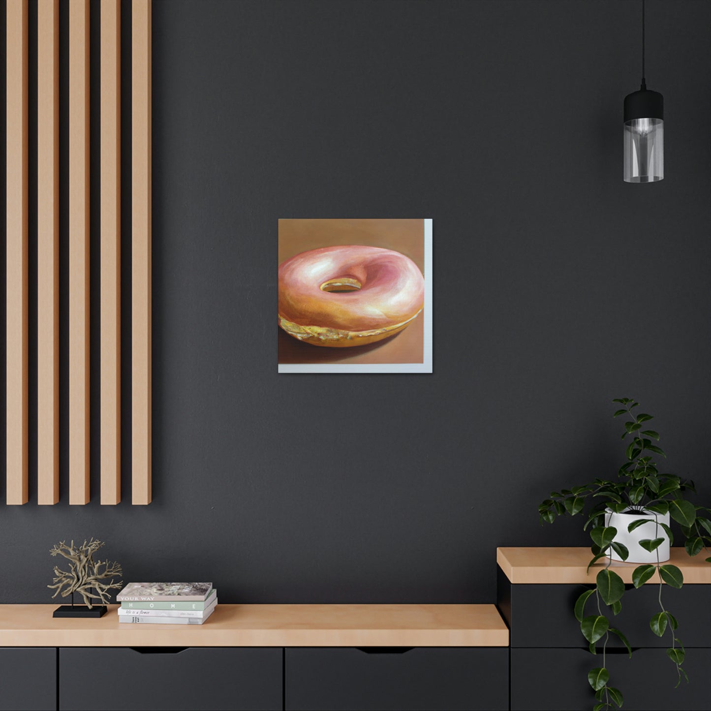 "Chocolate Frosted Doughnut" - Canvas