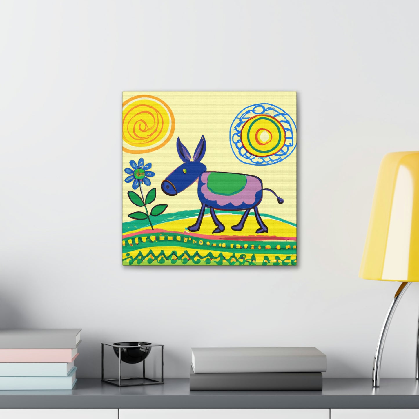 "The Donkey's Smile" - Canvas