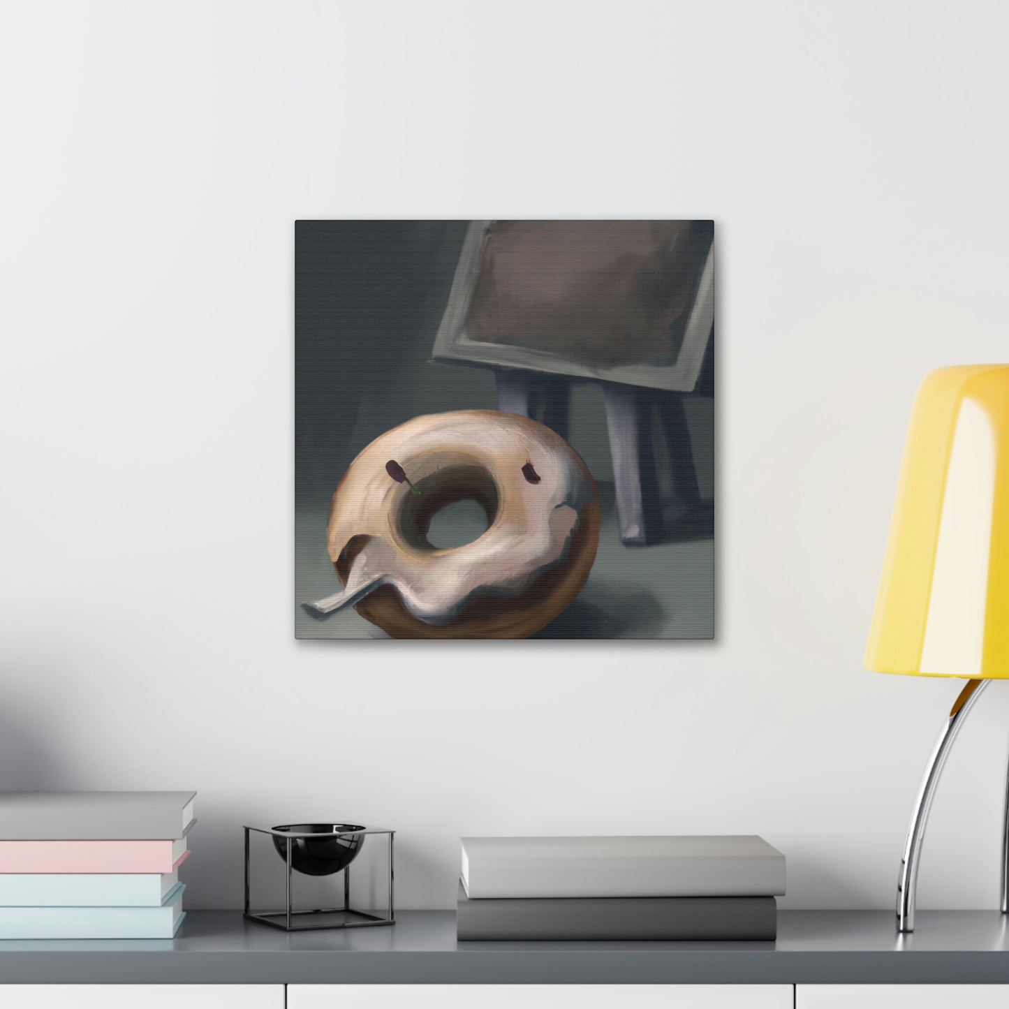 "Doughnut Dreamscape Painting" - Canvas