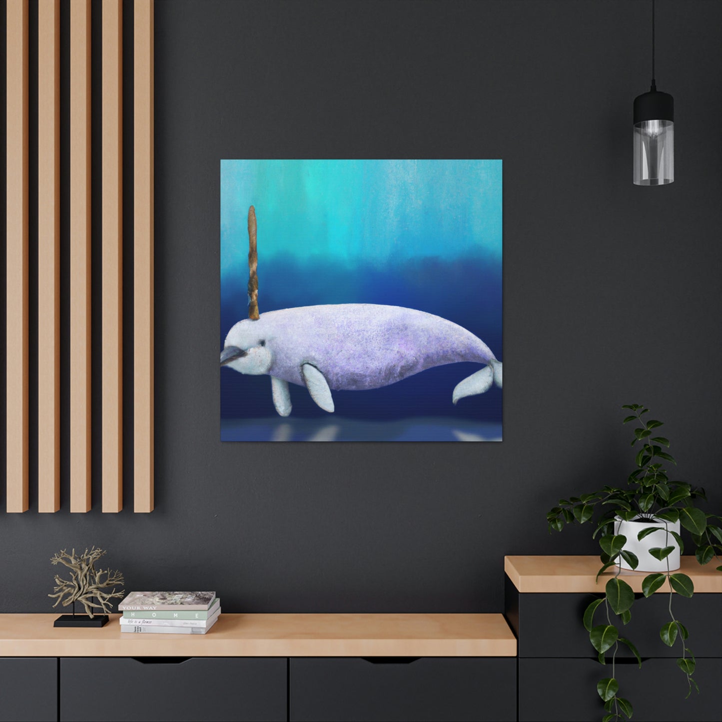 "The Mystical Narwhal" - Canvas