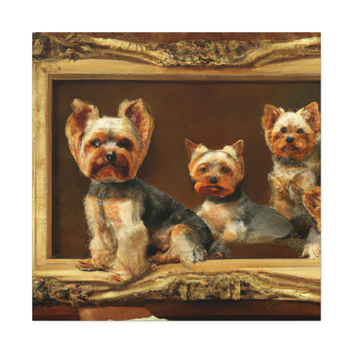 Yorkshire Terrier Symmetry - Canvas