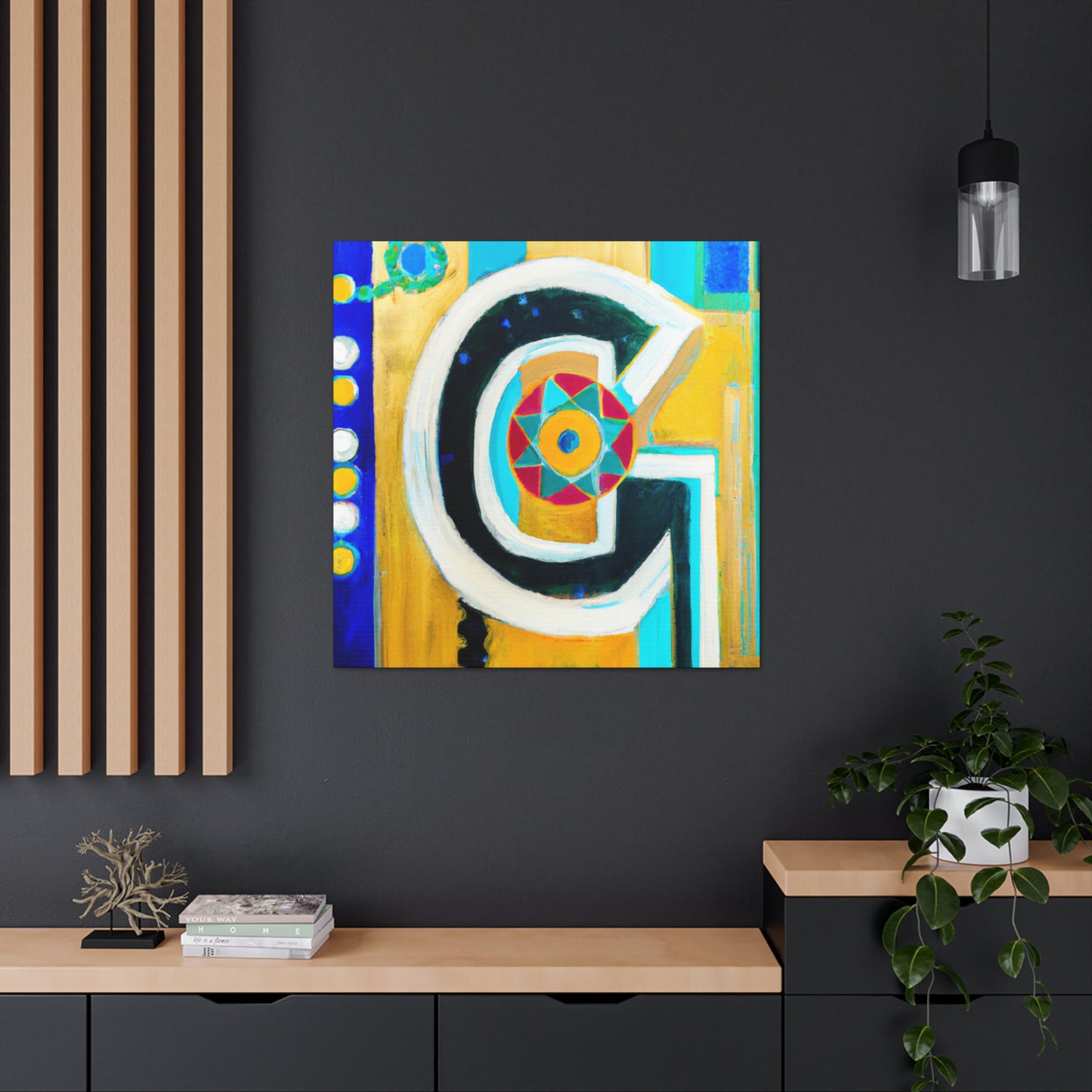 "Dazzling Deco Delight" - Canvas