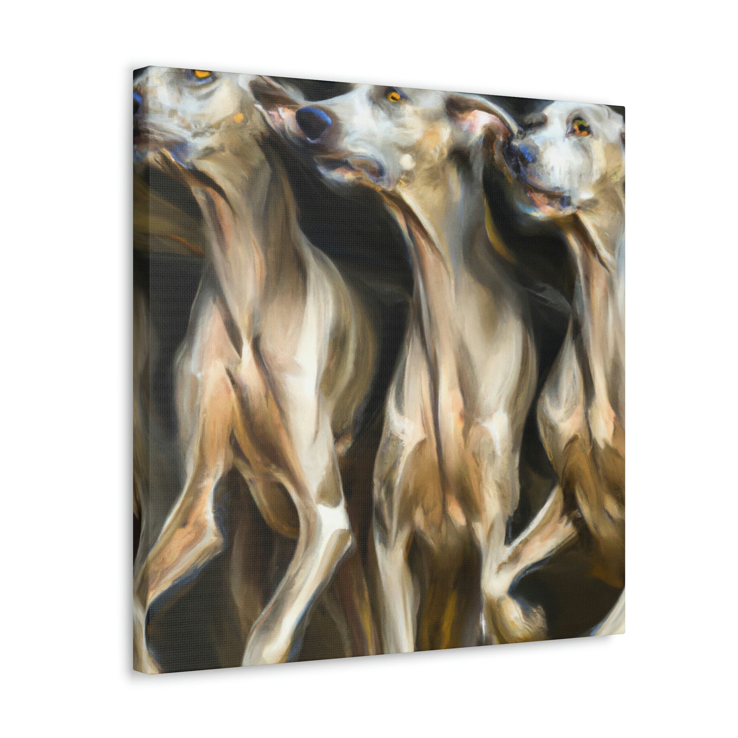 Weimaraner Sadness Crying - Canvas