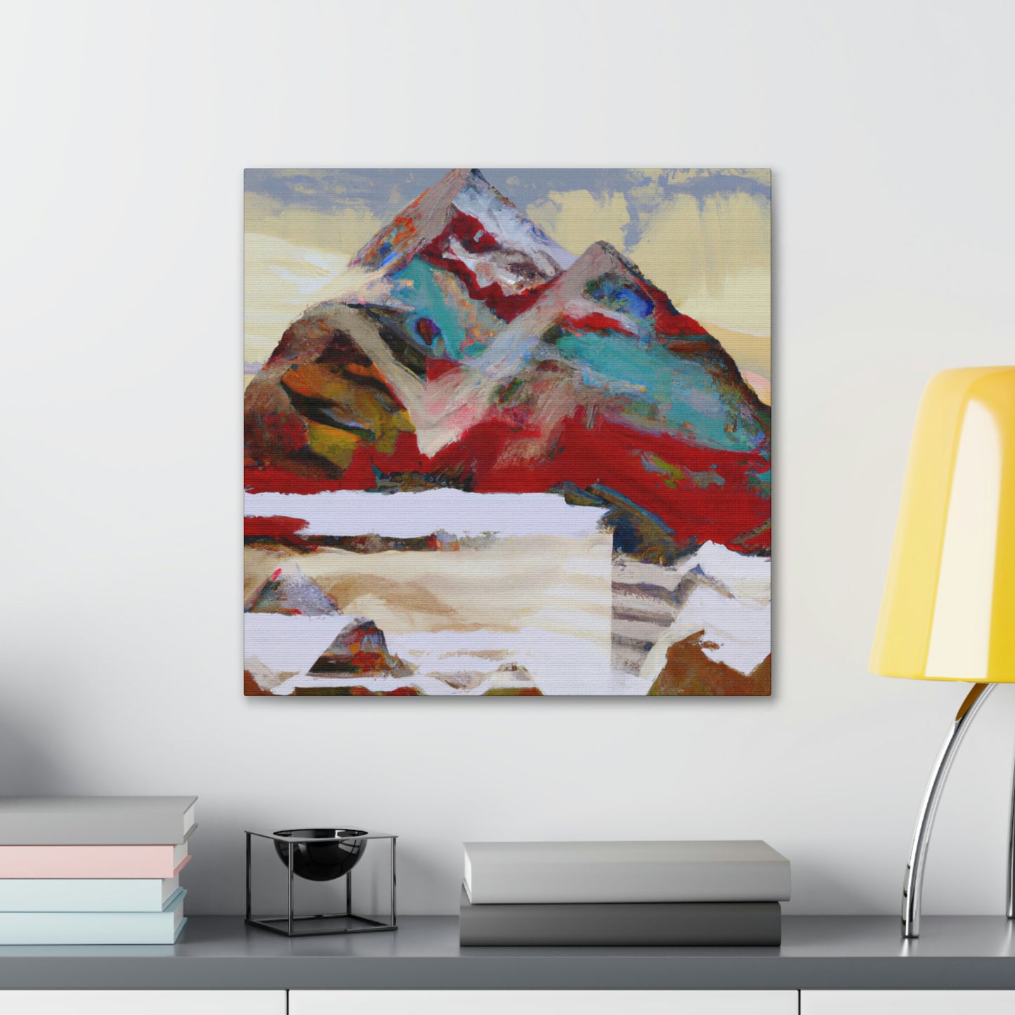 Mountain Night Sky - Canvas