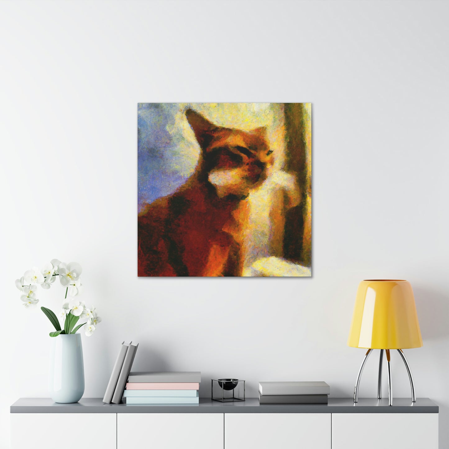 Abyssinian Splendor Portrayed - Canvas