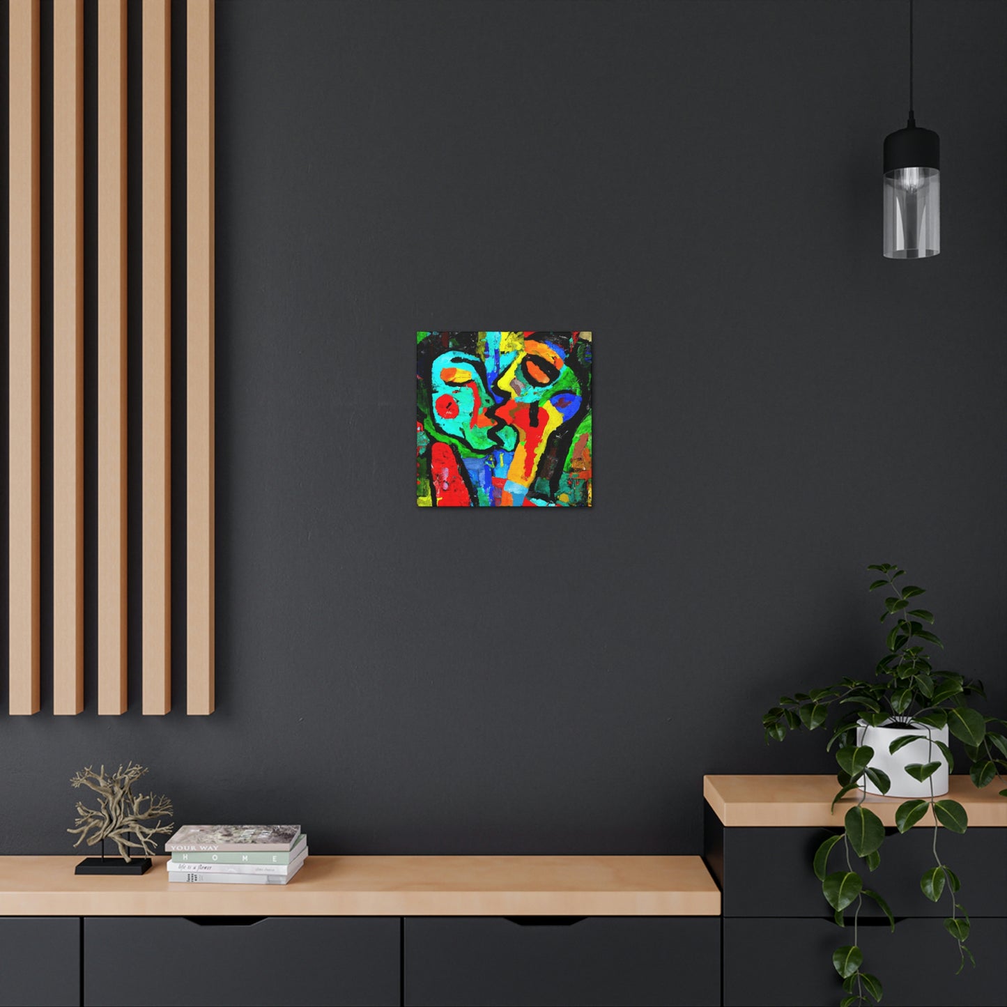 Love's Ardent Embrace - Canvas