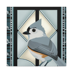 "Tufted Twenties Titmouse" - Canvas