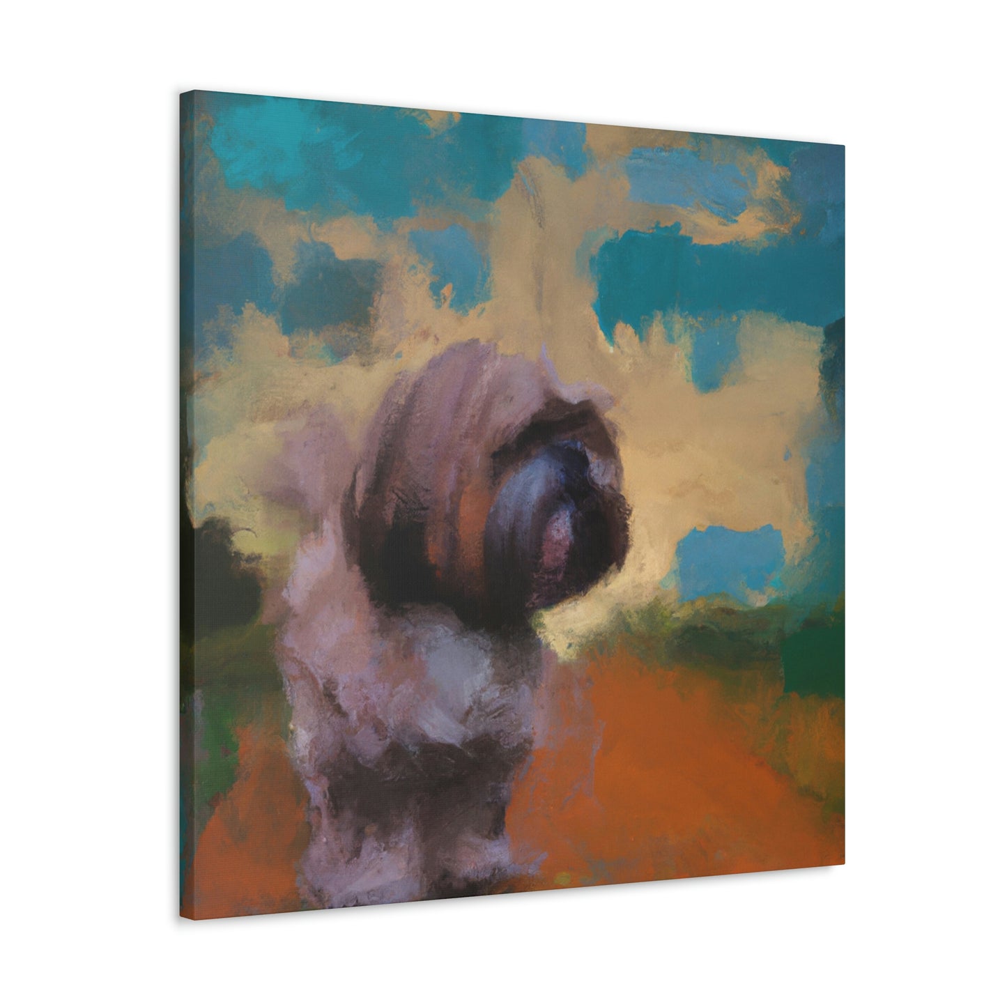 Fur and Whimsy Shih - Canvas