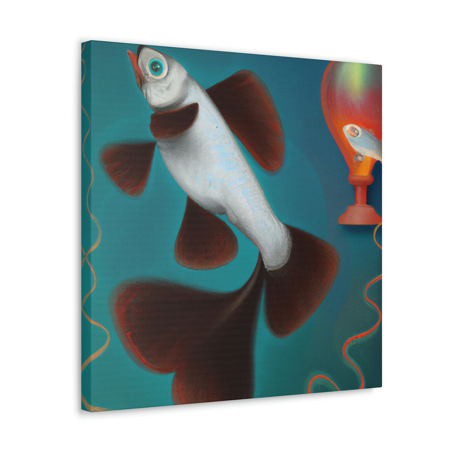 "Gilded Glittering Guppy" - Canvas