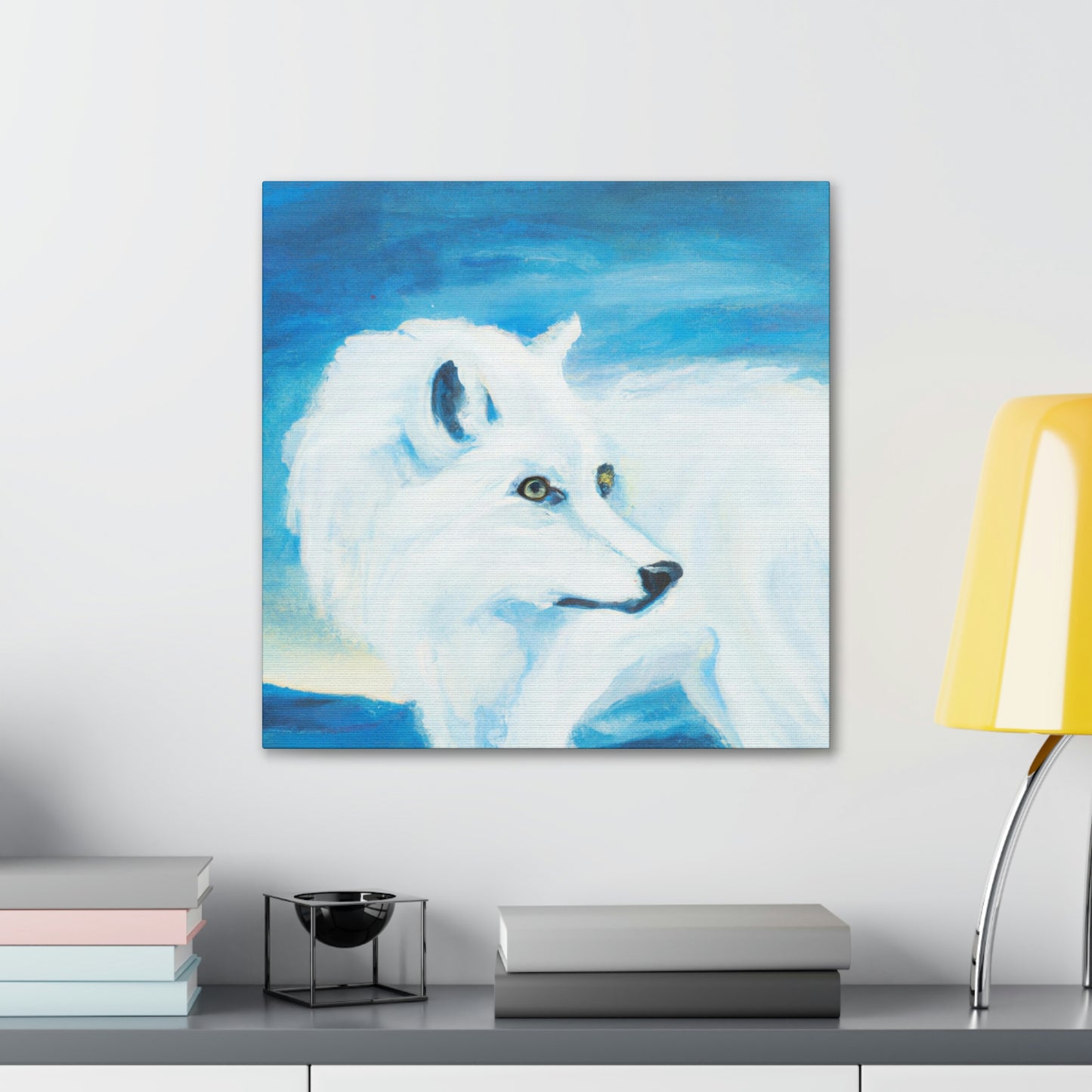 Arctic Wolf Creation - Canvas