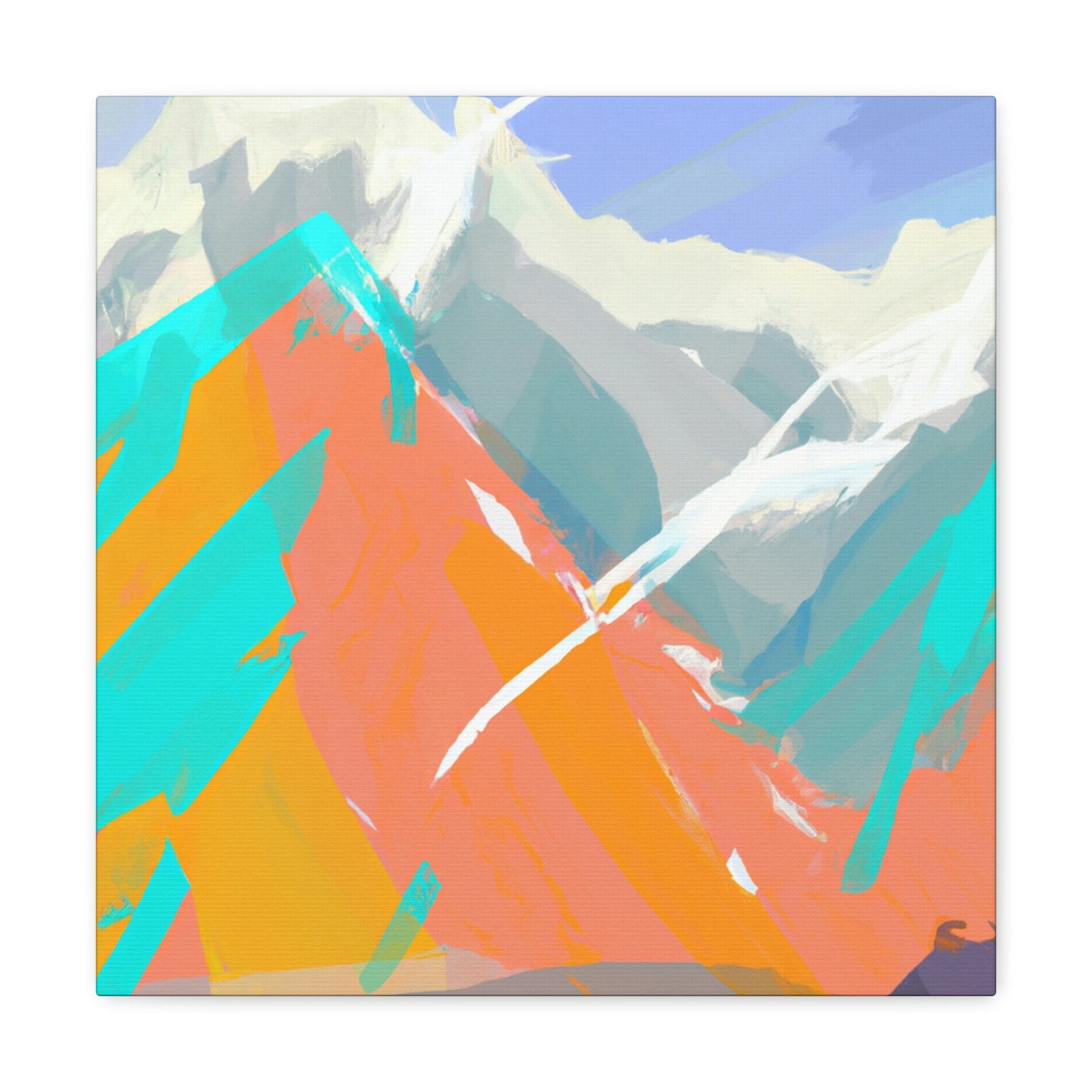 Mountain Abstraction 1940s - Canvas