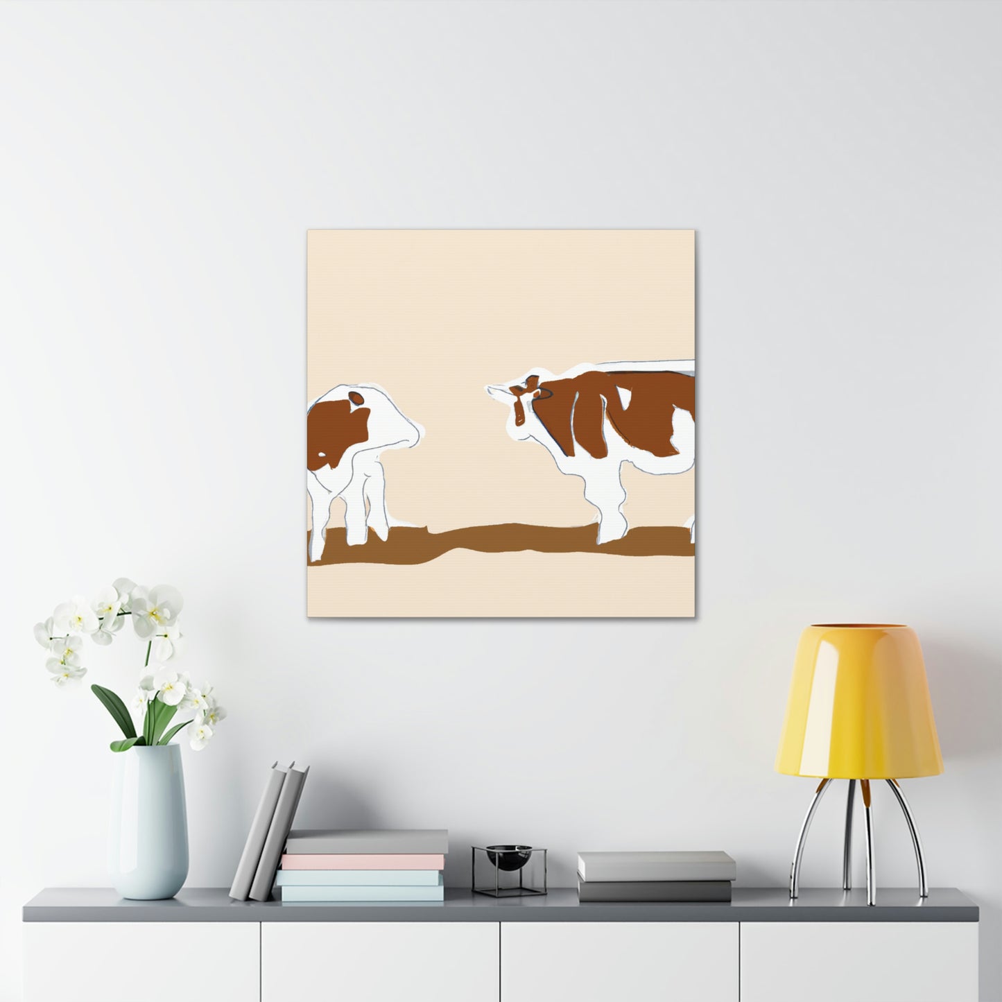 Cows in Simplicity - Canvas