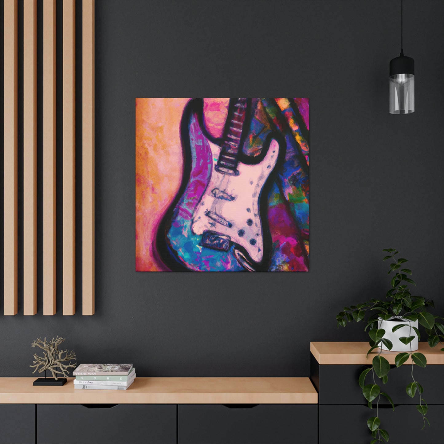 Fender in Abstract Form - Canvas