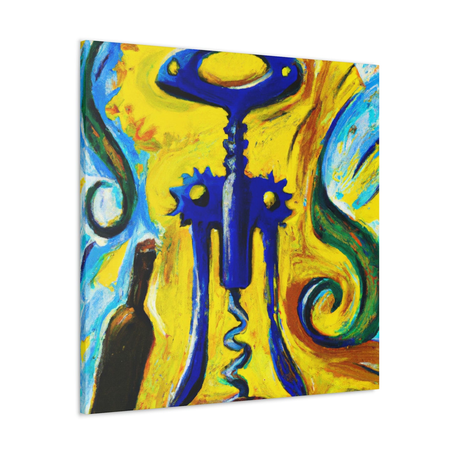 "The Corkscrew's Winding Dance" - Canvas