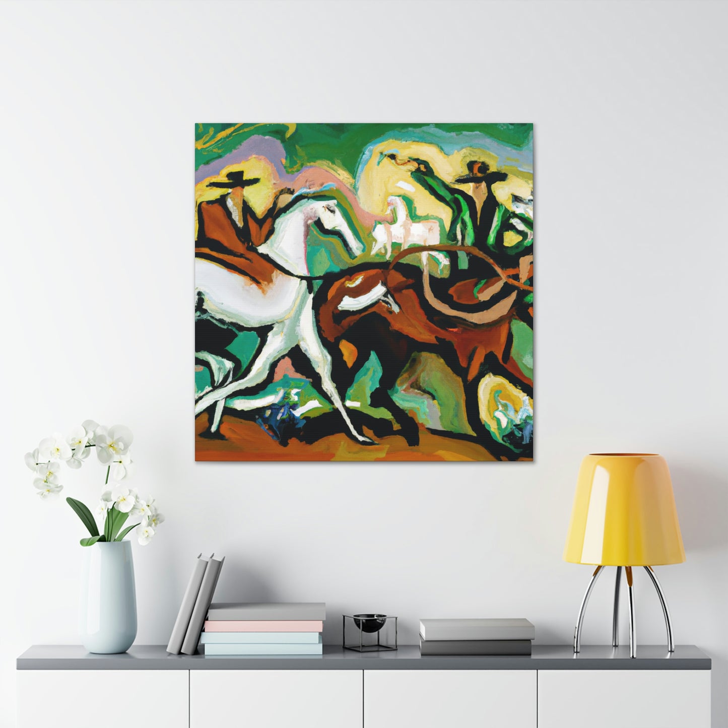 Stagecoach in Motion - Canvas