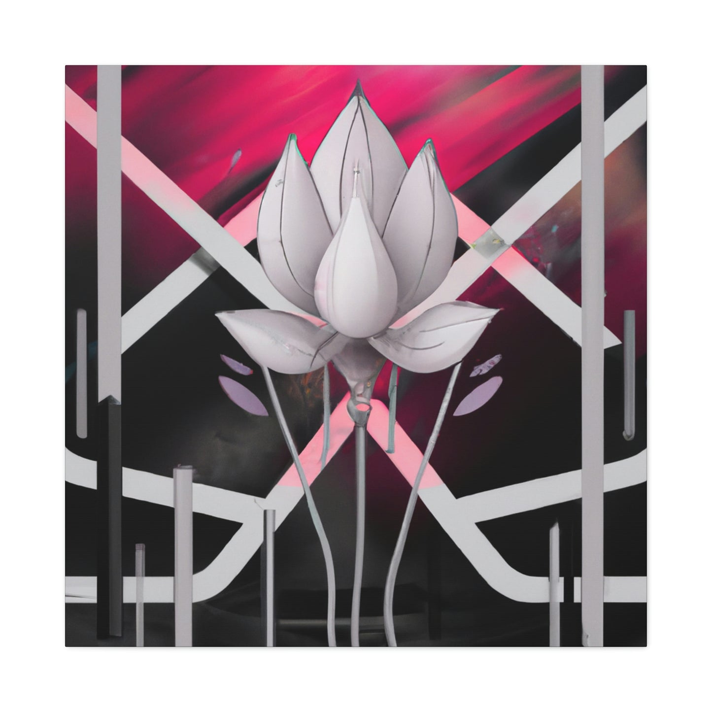 "Lotus Blossoms Arise" - Canvas