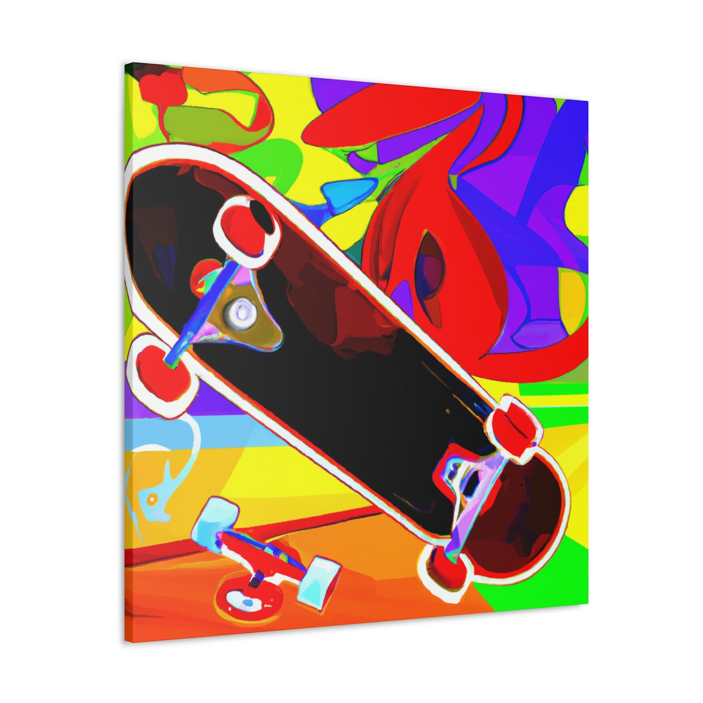 Skateboarding Expressionism - Canvas