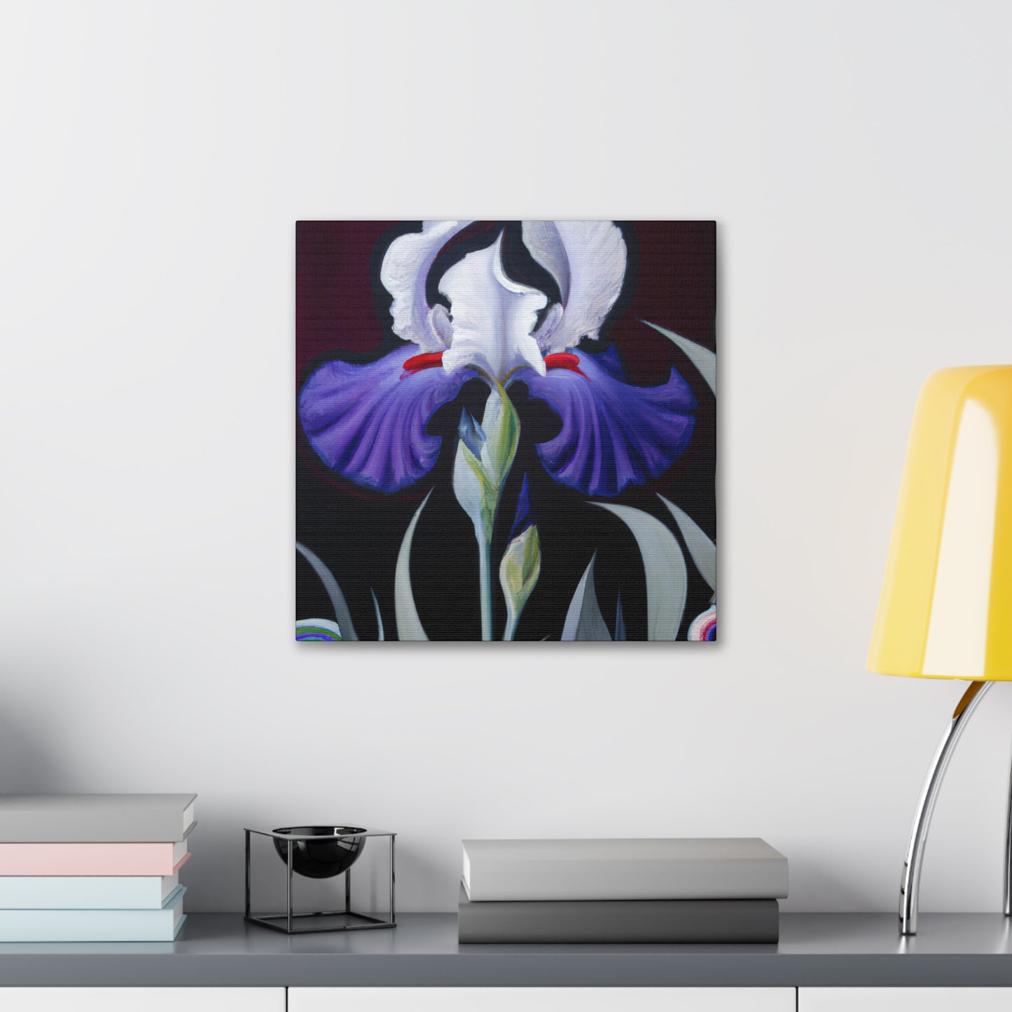 Dancing Iridescent Iris - Canvas