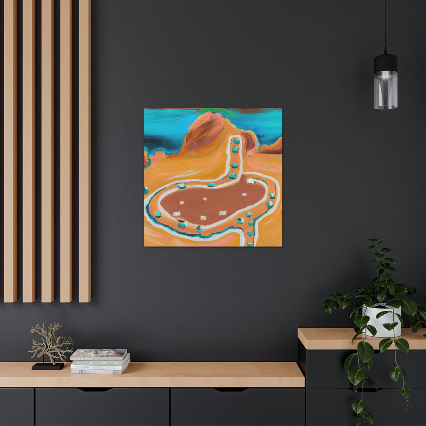 Island Sunrise Splendor - Canvas