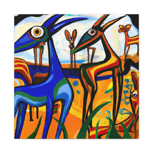 Gazelle in Golden Noon - Canvas