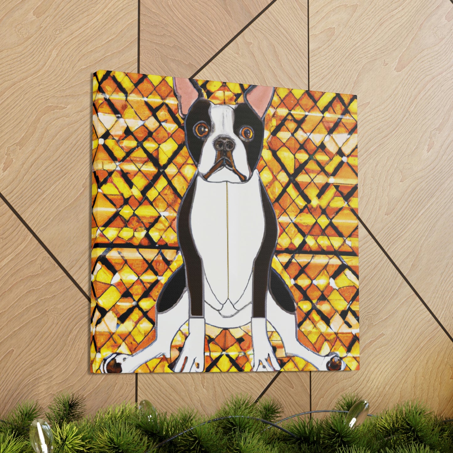 Boston Terrier Bliss - Canvas