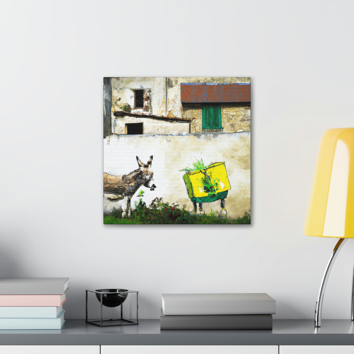 "Donkey Street Mural" - Canvas