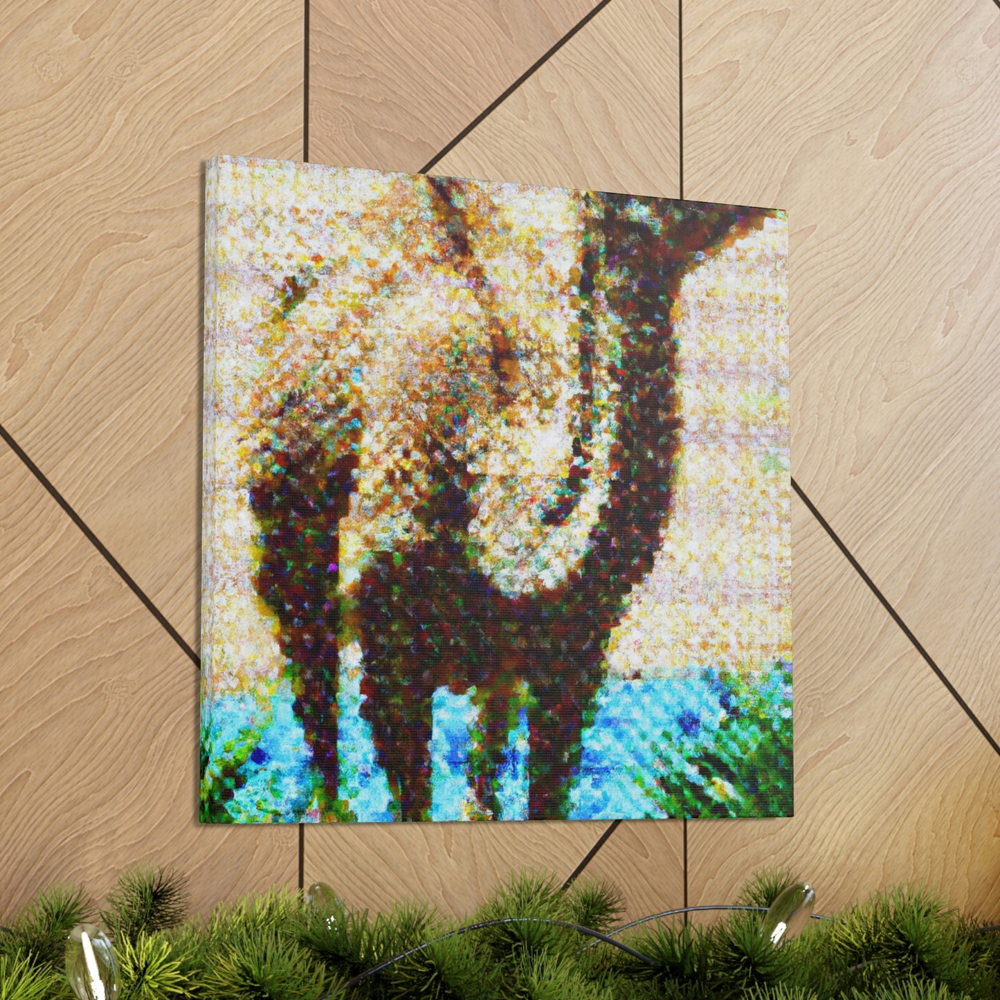 "Digital Pixel Mosaic" - Canvas